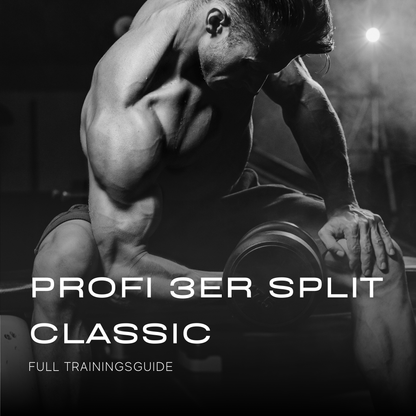 Trainingsplan Profi - 3er Split Classic